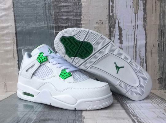(image for) AIR JORDAN 4 Metallic Green (GS) 408452-113 Men's Shoes-13